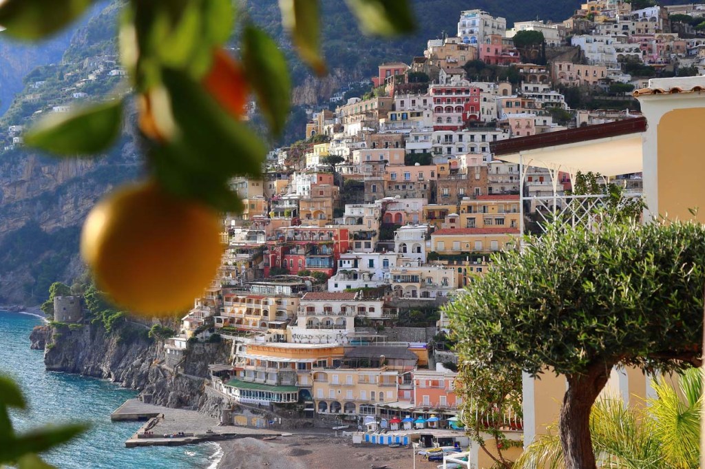 The Amalfi Coast cliffside