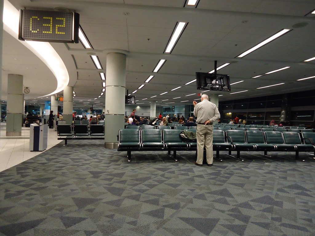 First airport gate